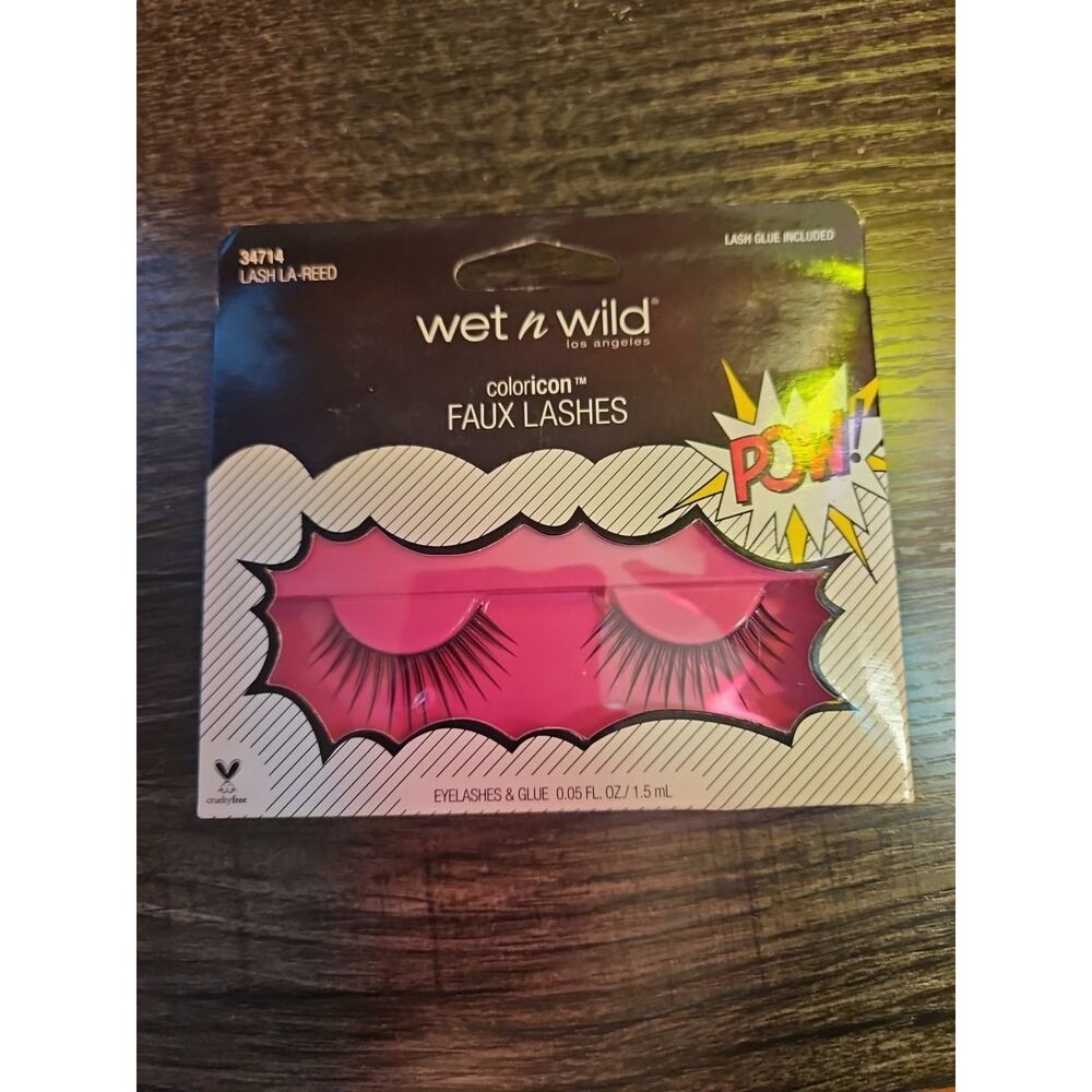 Wet n Wild Coloricon Faux Lashes Limited Edition 34714 Lash-LA-Reed lot of 3